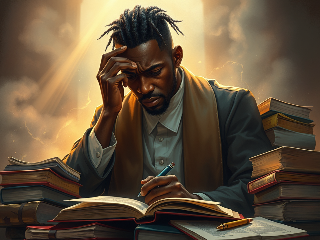 FROM WEARY STUDY TO GLORIOUS OUTCOME.